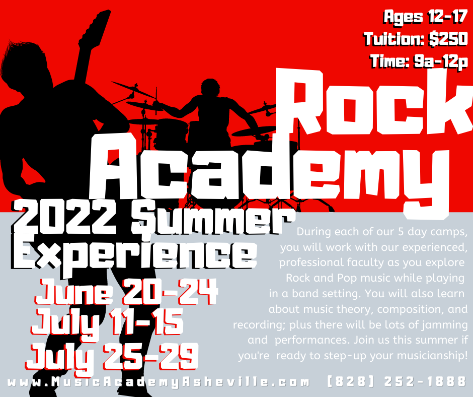 Rock Academy Summer Experience Rock Academy NC Asheville Music