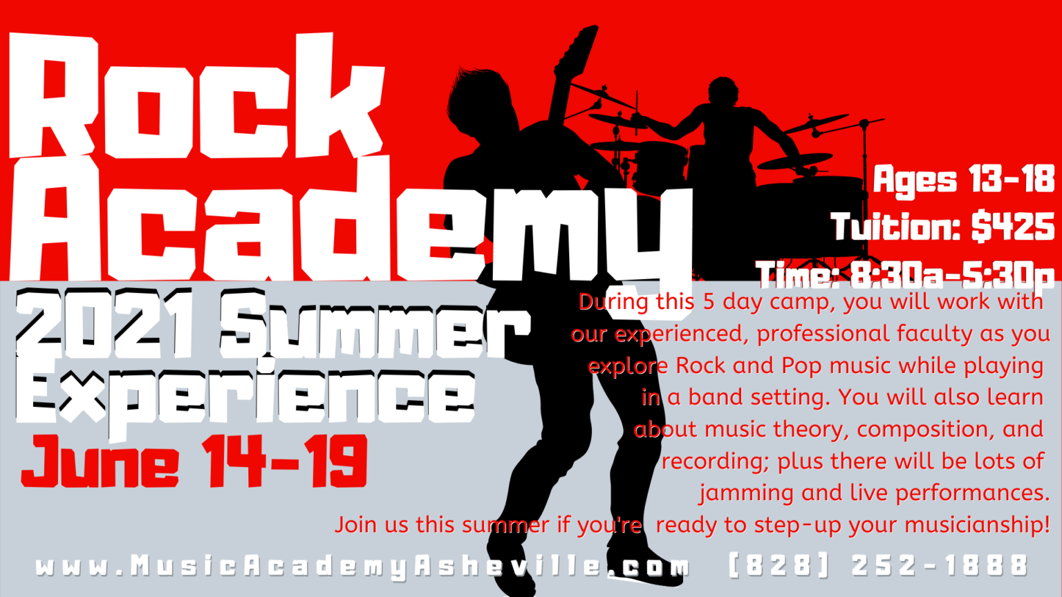 Rock Academy Summer Experience Music Academy Asheville A Music